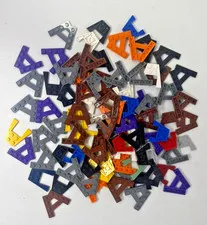 LOT OF 88 LEGO WEDGES & PLATE A-SHAPED ASSORTED COLORS
