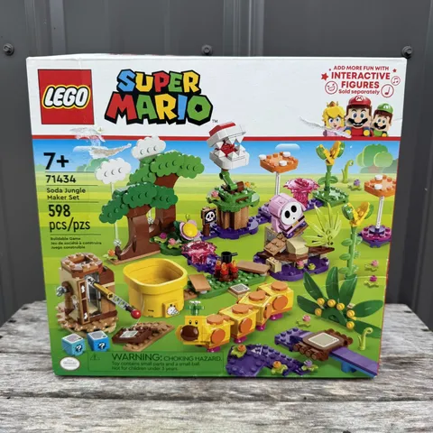 LEGO Super Mario: Soda Jungle Maker Set 71434 NEW (598 Pieces)  (See Box)