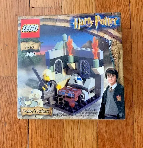 LEGO 2002 Harry Potter Chamber of Secrets 4731 Dobby's Release 70pcs Denmark