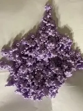 LEGO-NEW-#32606-LAVENDER-WITH 7 THICK PETALS & PIN-20 PIECES