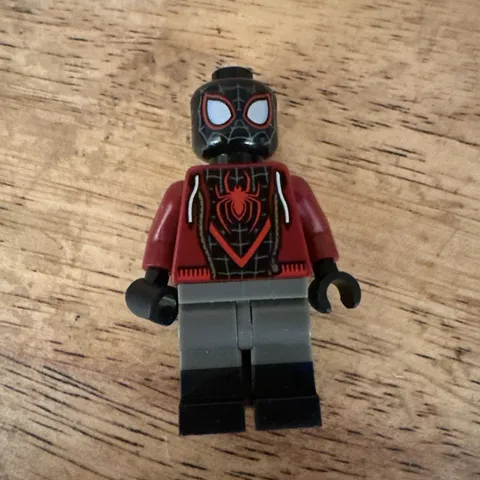 Miles Morales - LEGO Super Heroes Minifigure  Spider-man Marvel No Hood