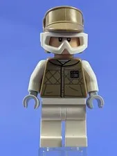 LEGO Star Wars Hoth Rebel Trooper Dark Tan Uniform and Helmet sw1187 40557