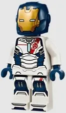 LEGO® Minifigure Super Heroes sh0983 Iron Legion - Dark Blue Head, One Piece Hel