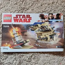 LEGO Star Wars Sandspeeder 75204 Instruction Manual Booklet Illustrated EN 2018