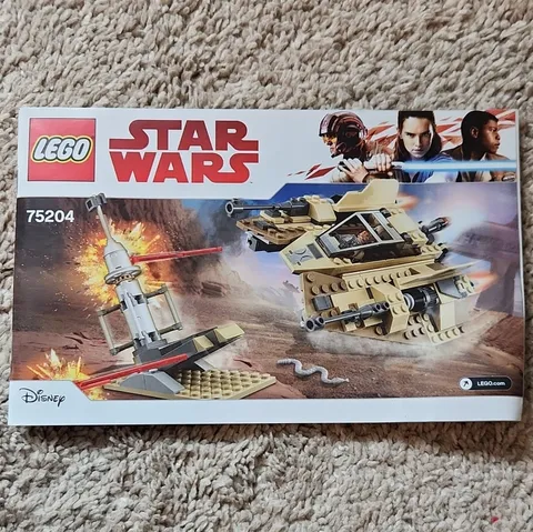 LEGO Star Wars Sandspeeder 75204 Instruction Manual Booklet Illustrated EN 2018