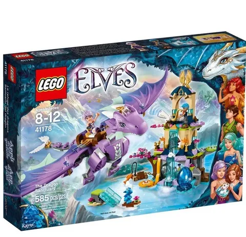 Lego The Dragon Sanctuary 41178 Elves 100% Complete Set Instructions no Box Toy