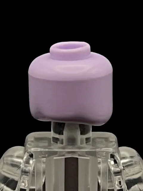 Lego Minifigure Head Short Shot Misprint Prototype Factory Error Mold Test