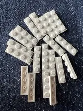 LEGO 3710 White Plate 1 x 4 - 20 Pieces