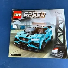 Lego 76898 Speed Champions Jaguar Instruction Manual Booklet Only