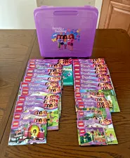 LEGO Friends Instruction Manuals Lot of 32 - LEGO Friends Storage Case Included