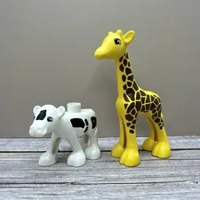 Lego Duplo Animals Cow And Giraffe
