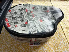 LEGO Star Wars Millennium Falcon Zippered Carrying Case Bag w/ Handle