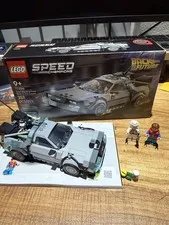 LEGO Icons Back to The Future Time Machine 77256 W Box and Instructions Complete