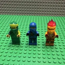 LEGO NINJAGO Minifigures Lot of 3 Lloyd, Cole, and Kai