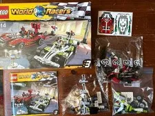 LEGO World Racers Wreckage Road 8898 Snake Canyon 8898 COMPLETE W/ Box, Manual