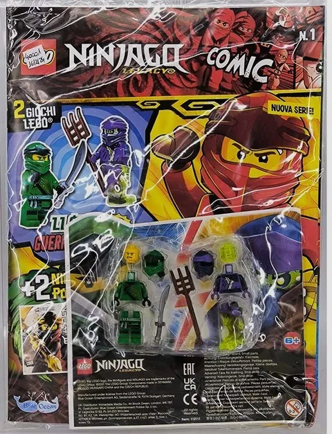 LEGO Magazine NINJAGO LEGACY Comic #1 LLOYD vs. GHOST WARRIOR 2 minifig