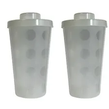 LEGO Pick A Brick Cup Storage Plastic Container with Lid  Discontinued Lot of 2