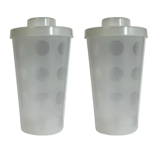 LEGO Pick A Brick Cup Storage Plastic Container with Lid  Discontinued Lot of 2