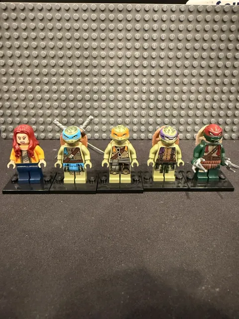 LEGO Teenage Mutant Ninja Turtles Minifig Lot tnt050 tnt044 tnt045 tnt040 tnt046
