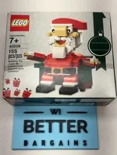 LEGO 40206 Santa Claus Christmas Seasonal Holiday Set 155pc Retired Sealed