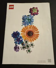 LEGO Icons Wildflower Bouquet Botanical Collection 10313 Instruction Manual
