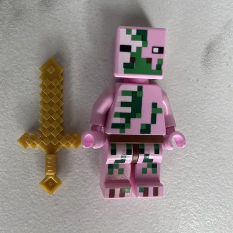 Lego Minecraft Minifigure - Zombie Pigman w/ Sword B9-702