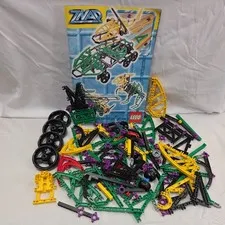 Large LEGO ZNAP Bulk Mixed Pieces Vintage Lot - Manual & Parts from set 3591
