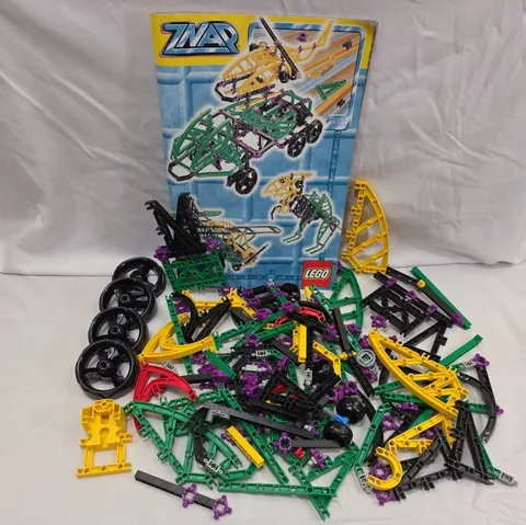 Large LEGO ZNAP Bulk Mixed Pieces Vintage Lot - Manual & Parts from set 3591