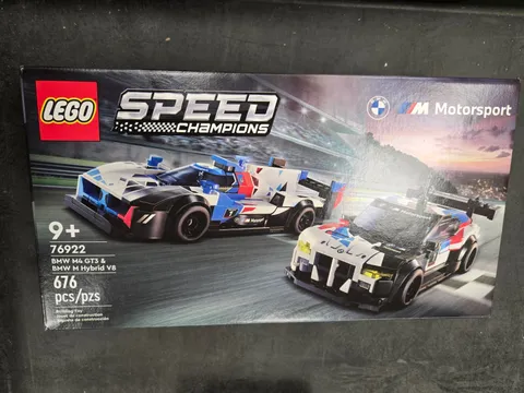 LEGO SPEED CHAMPIONS: Bmw M4 Gt3 & Bmw M Hybrid V8 Race Cars (76922)