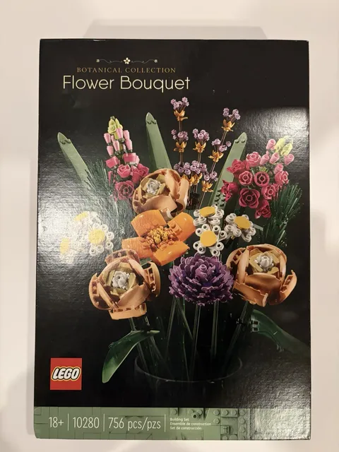 LEGO Botanical Collection Flower Bouquet 10280 Set, 756 pcs, Age 18+