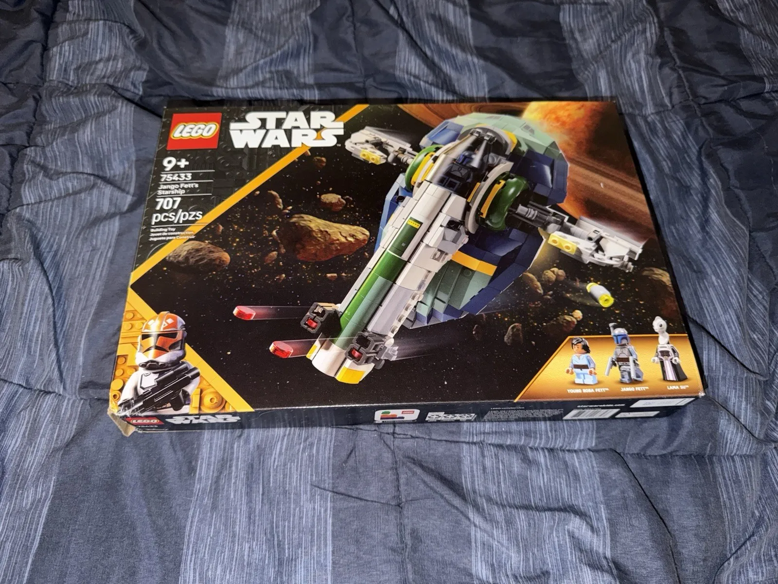 LEGO Set 75433 Star Wars: Episode 2, Jango Fett's Starship Build Only Box Manual
