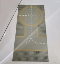 Vintage Lego Base Plates - Space Landing Pad and 'Tee' Roadway