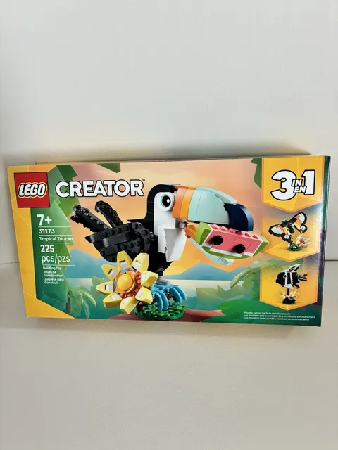 LEGO Creator 3 in 1 Tropical Toucan 31173 Complete Set 225 pcs Age 7+