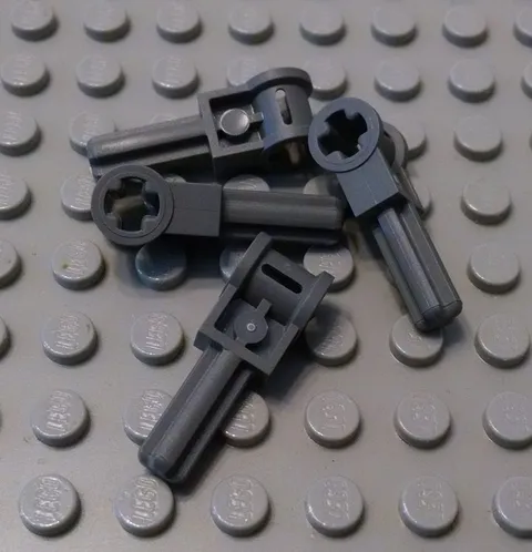 New LEGO Lot of 4 Dark Bluish Gray Technic Axle Pole Reverser Handles
