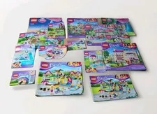 LEGO FRIENDS Instruction Manuals: Lot of 16 Booklets Disney Princess