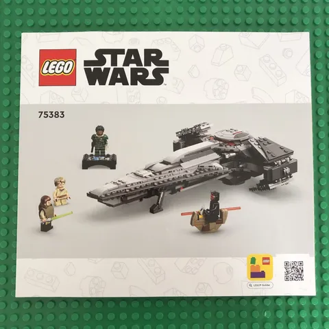 New LEGO Star Wars 75383 Darth Maul Sith Infiltrator Instruction Manual Only