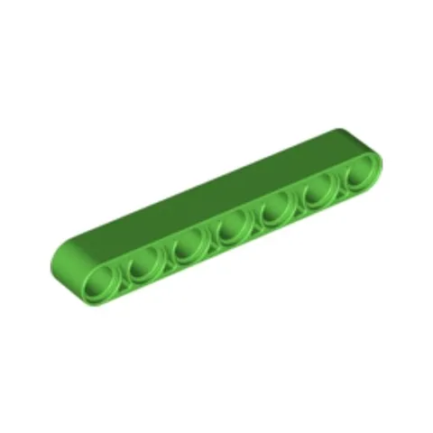 Lego Technic Bricks 20x Bright Green 1x7 Studless Beam Liftarm 6097392 32524 NEW