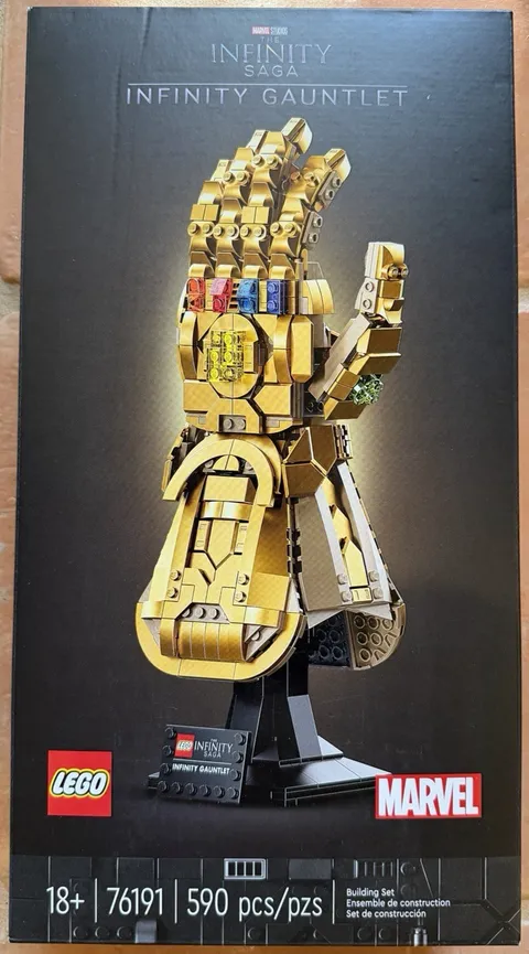 New LEGO Marvel The Infinity Saga: Infinity Gauntlet (76191) Retired, Thanos