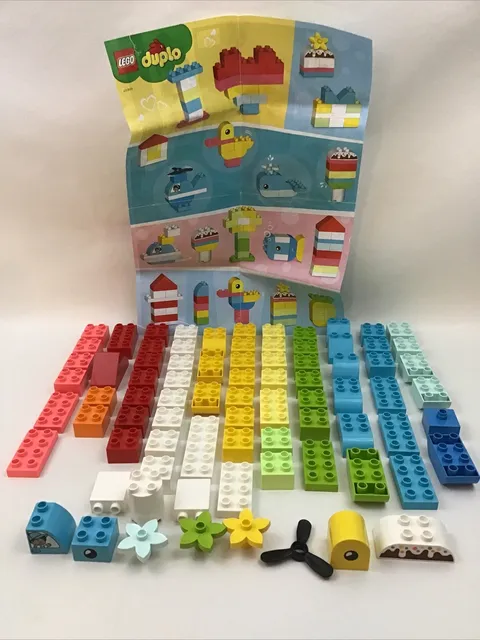 Lego Duplo Classic Heart Box 10909 First Building Playset Learning Educational