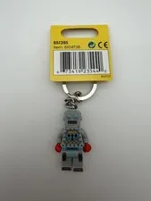LEGO Gear 2015 Robot Minifigure Key Chain 851395 NEW Rare Retired 