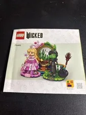 Lego MANUAL ONLY Wicked Elphaba & Glinda Figures #75682