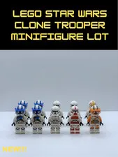 NEW LEGO Star Wars Clone Trooper Minifigure Lot of 10x