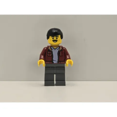 LEGO Holiday Minifigure Man Dark Red Jacket hol271 Seasonal Winter New