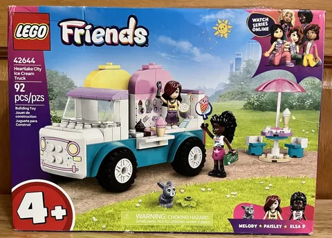 New Sealed LEGO Friends 92pcs "Heartlake City Ice Cream Truck" 42644
