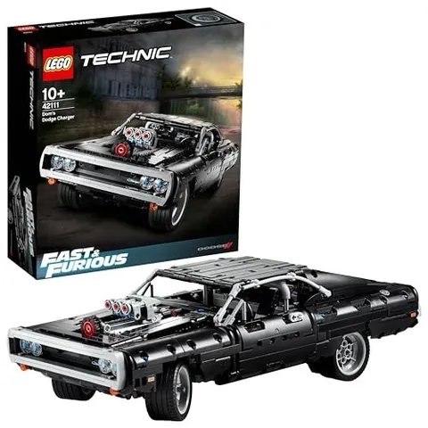 LEGO Technic Fast & Furious Dom's Dodge Charger 42111 Toy Bricks Car Vehicle