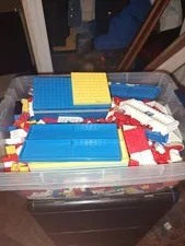 Great Lot  Of Vintage Lego Parts And Pieces 1970s, 1980s 14 lbs 