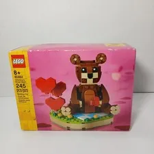 LEGO NIB 40462 Valentine's Brown Bear Retired 2023 New