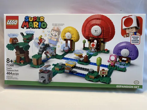LEGO Super Mario: 71368 Toad's Treasure Hunt Expansion Set *Retired 2021* Sealed