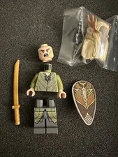 LEGO Thranduil Mirkwood Elf King (Sword & Shield) Minifigure - The Hobbit - New
