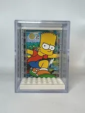 Collectible Force Pack Minifig Display Case For Lego The Simpsons Bart
